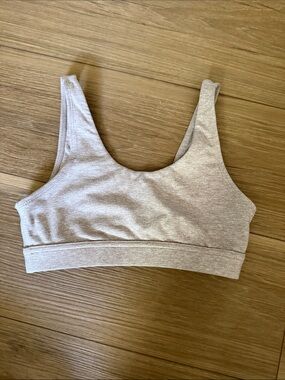 P'tula Heather Light Gray Scoop Bralette